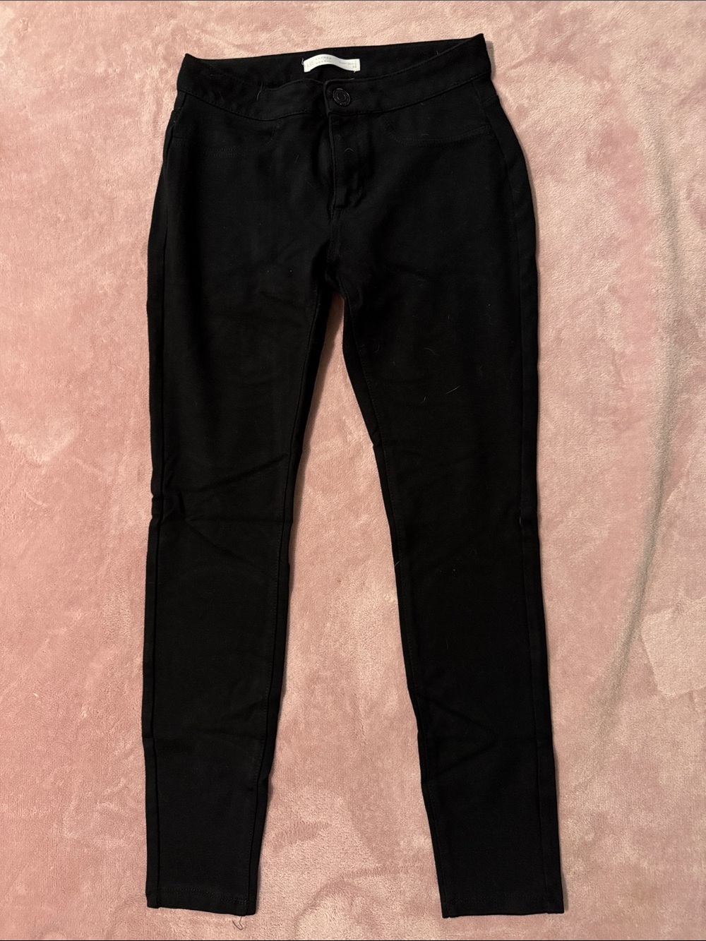 LC Lauren Conrad super skinny ponte pants black